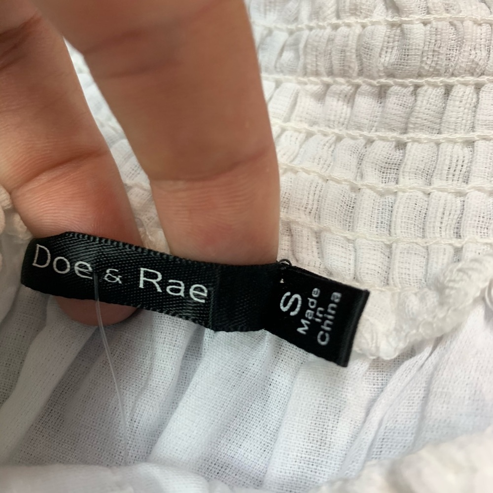 Doe & Rae tie dye off the shoulder top Size Small - Picture 4 of 9